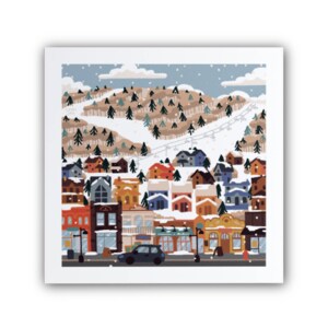 Park City Winter Print 5x5"
